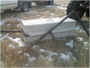 RealRancher Jim Hellyer uses rancher ingenuity and humor to build a portable fence corner on his cattle ranch and hay operation near Lander, Wyoming.