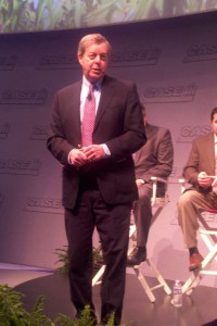 US Farm Report's John Phipps speaks during Ag Connect