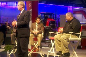 John Phipps and Chip Flory at the Ag Connect Expo live taping of the US Farm Report